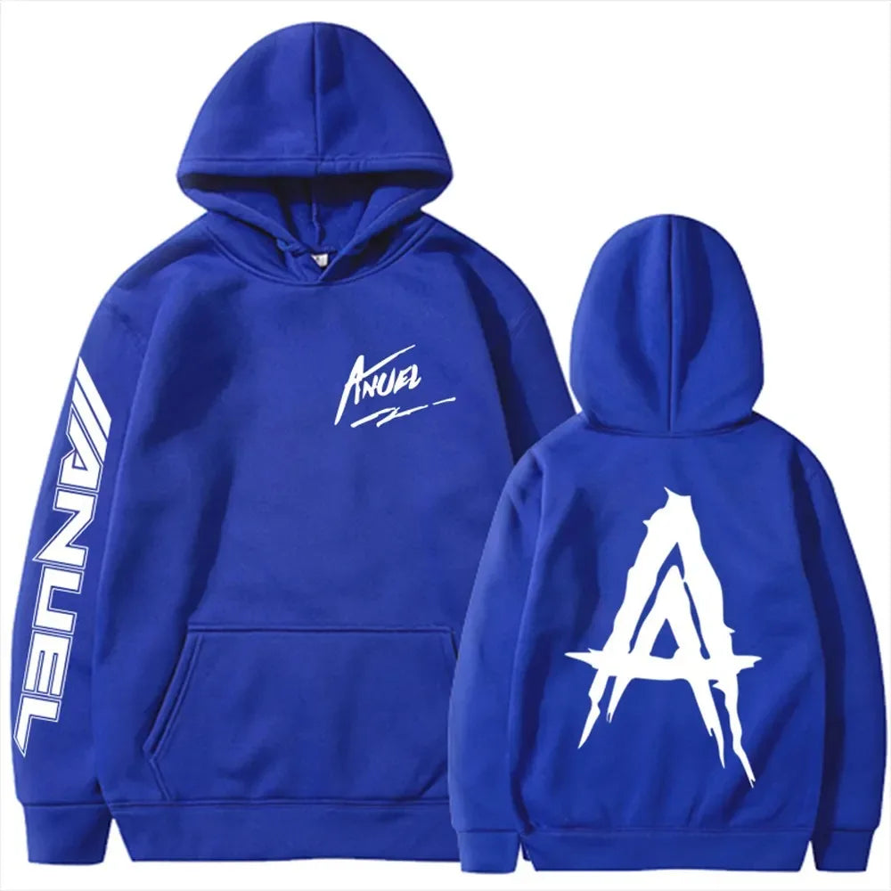 Anuel AA Hoodie - Unisex Graphic Print Sweatshirt for Fans - ClothesComing