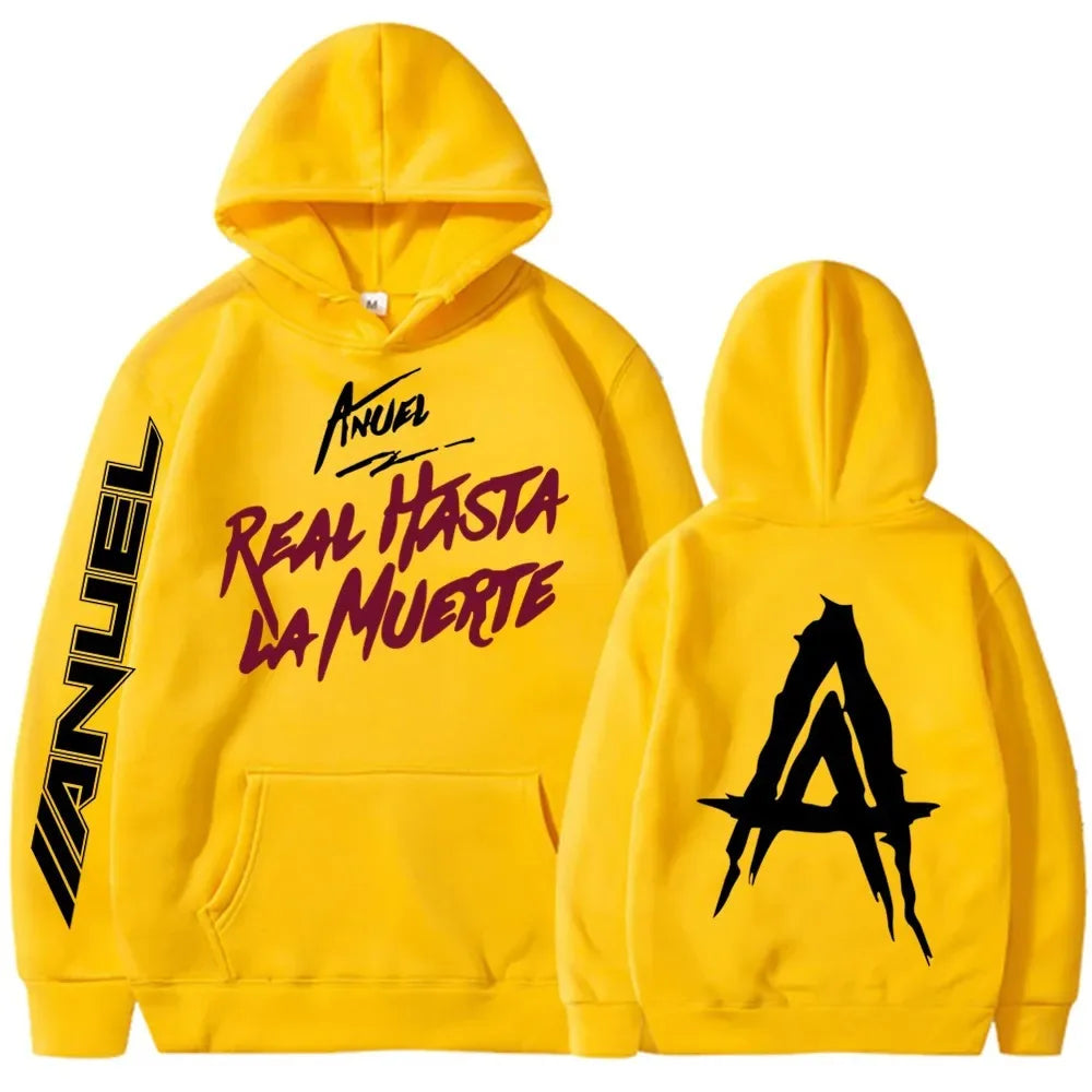 Anuel AA Hoodie - Unisex Graphic Print Sweatshirt for Fans - ClothesComing