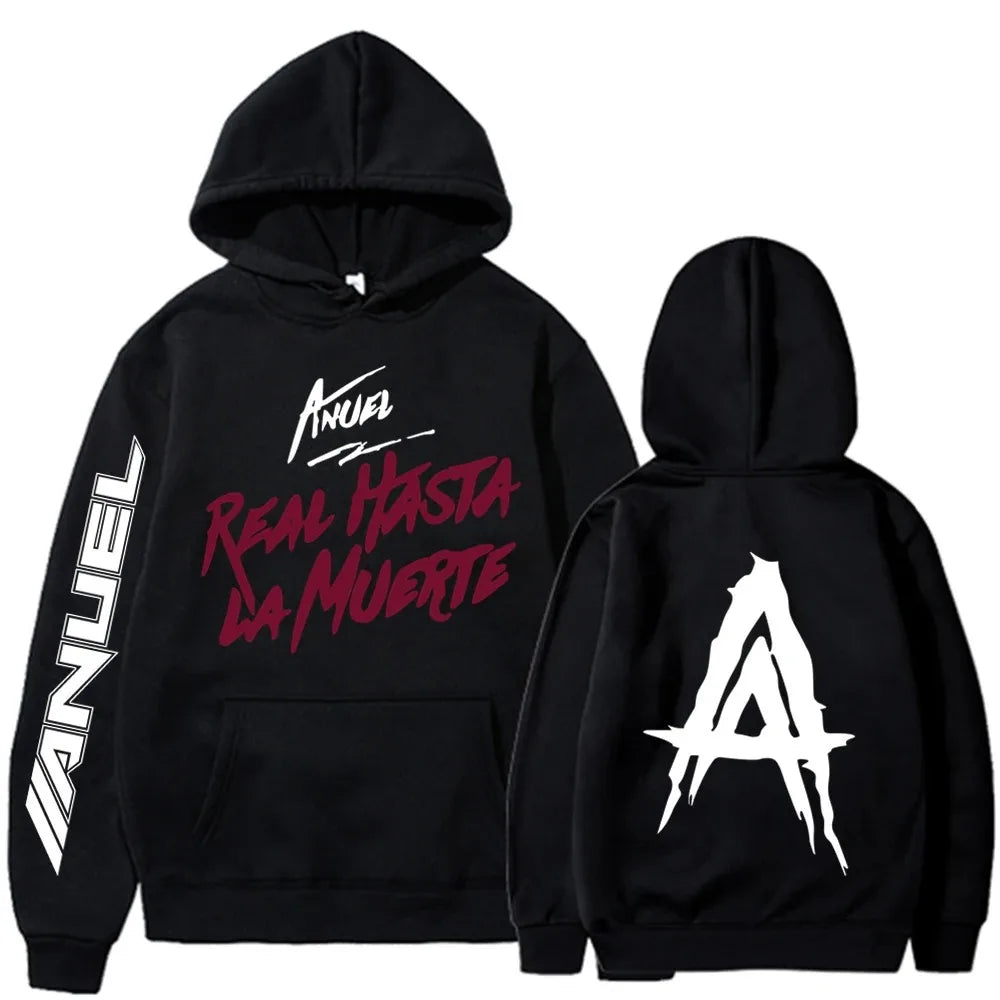 Anuel AA Hoodie - Unisex Graphic Print Sweatshirt for Fans - ClothesComing