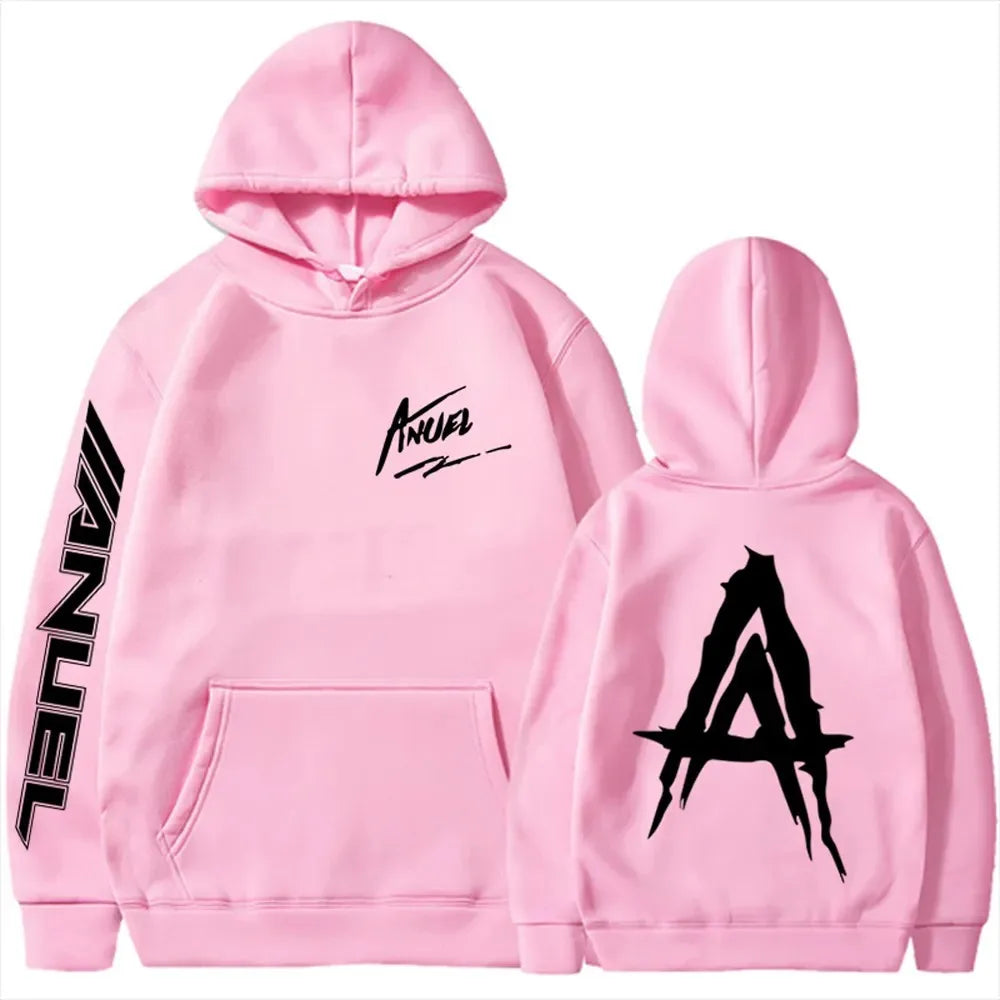 Anuel AA Hoodie - Unisex Graphic Print Sweatshirt for Fans - ClothesComing