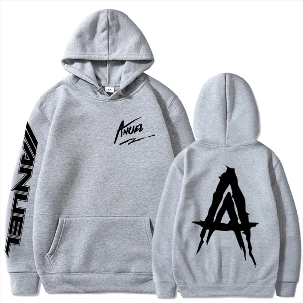 Anuel AA Hoodie - Unisex Graphic Print Sweatshirt for Fans - ClothesComing