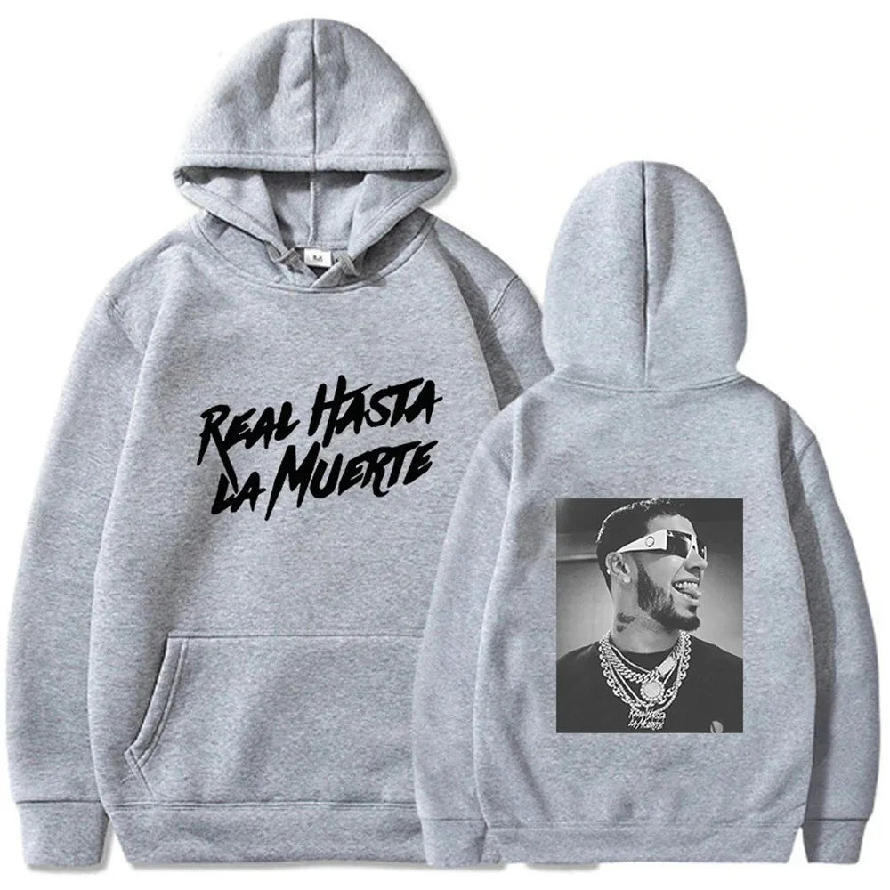 Anuel AA Hoodie - Unisex Graphic Print Sweatshirt for Fans - ClothesComing