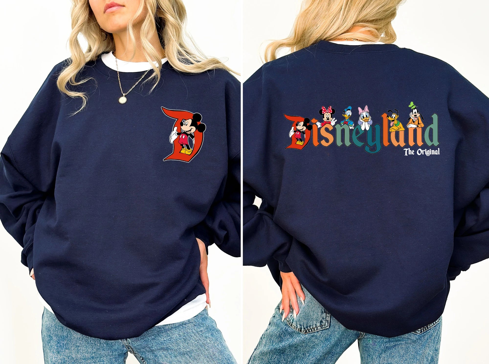 Disneyland Mickey and Friends Sweatshirt - ClothesComing